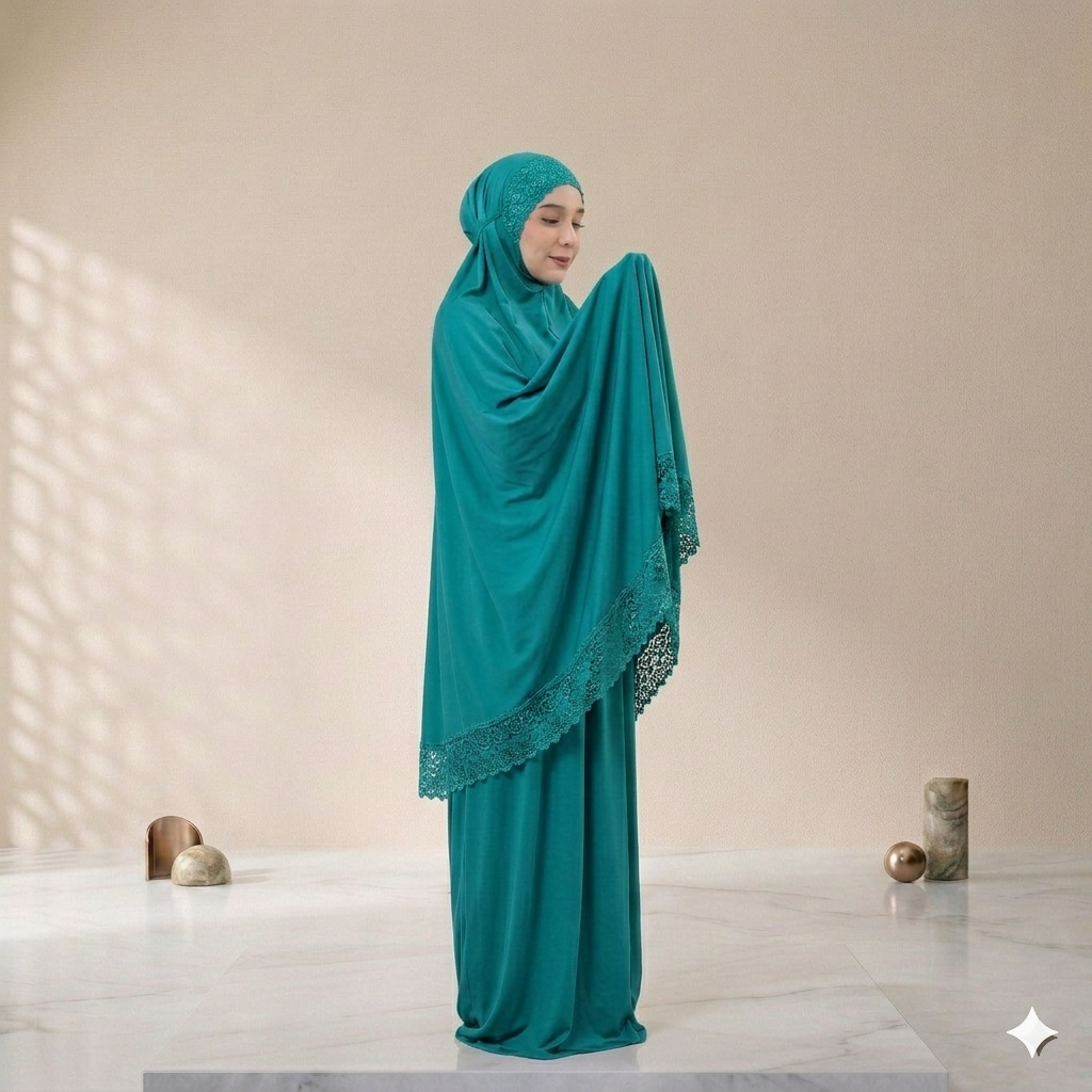 Ayesha Lace Telekung