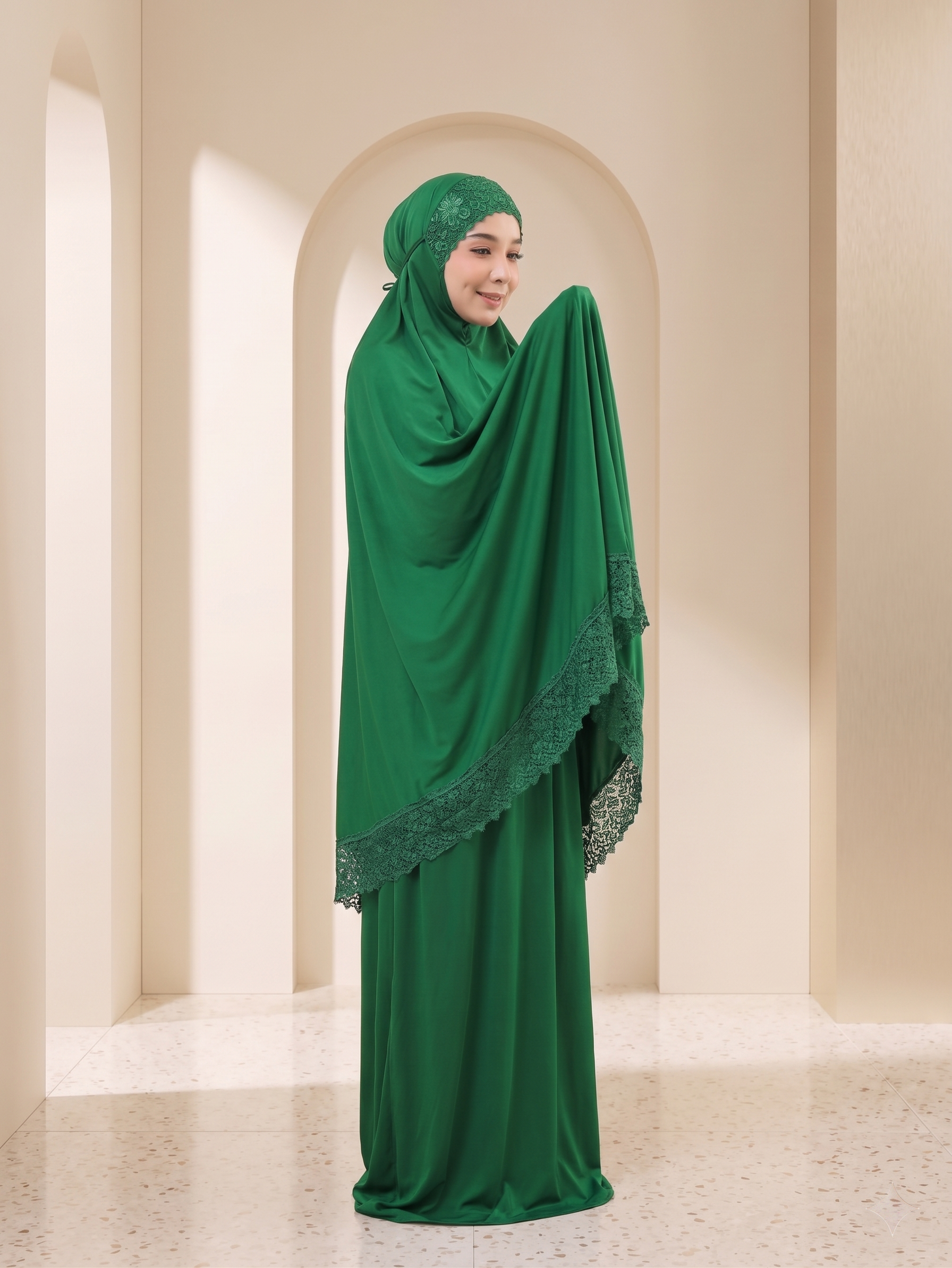 Ayesha Lace Telekung