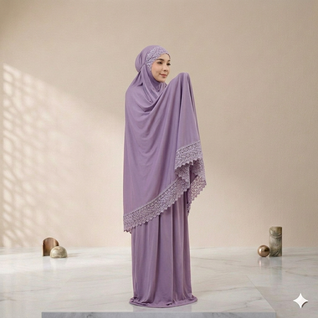 Ayesha Lace Telekung