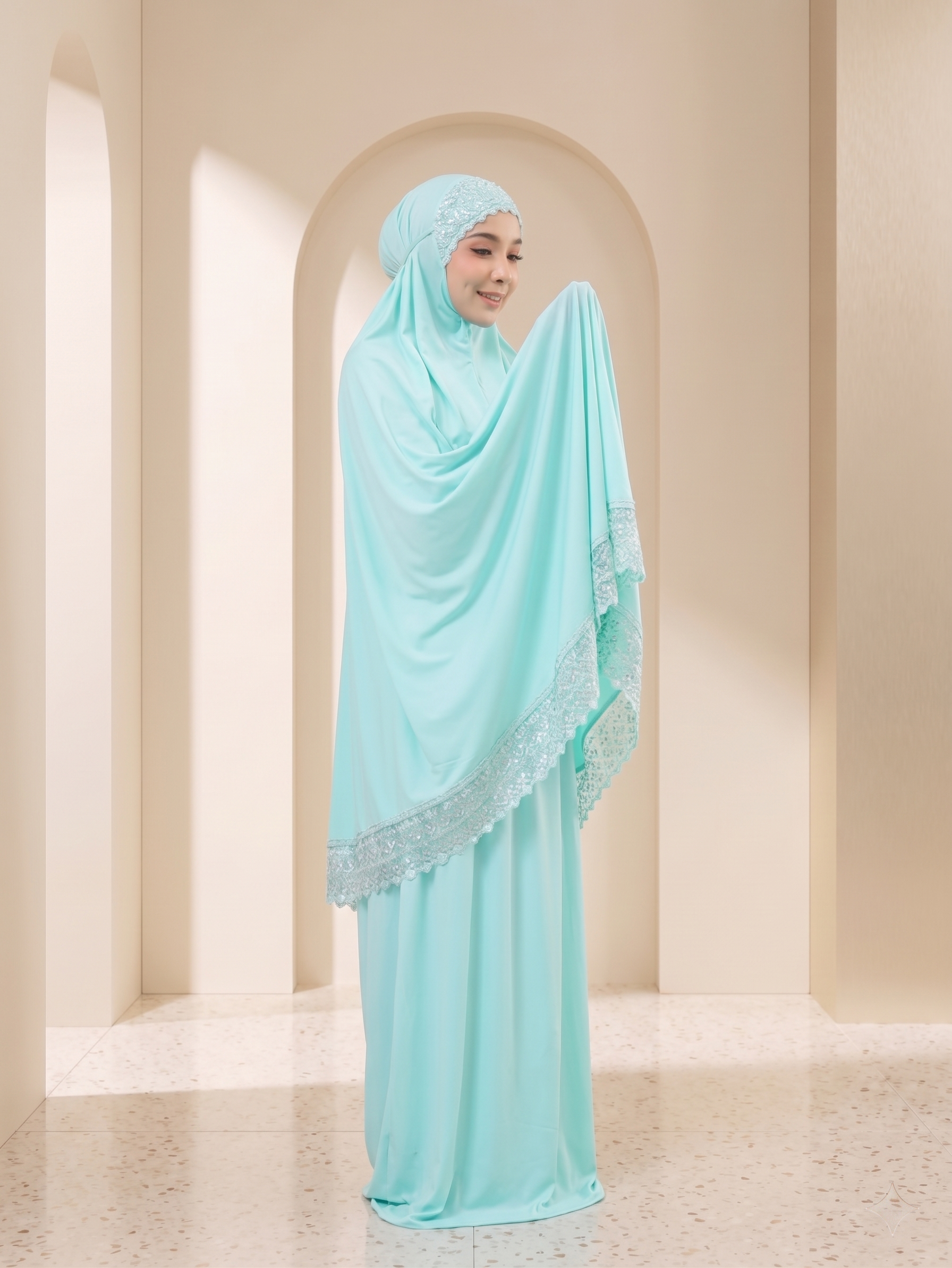 Ayesha Lace Telekung