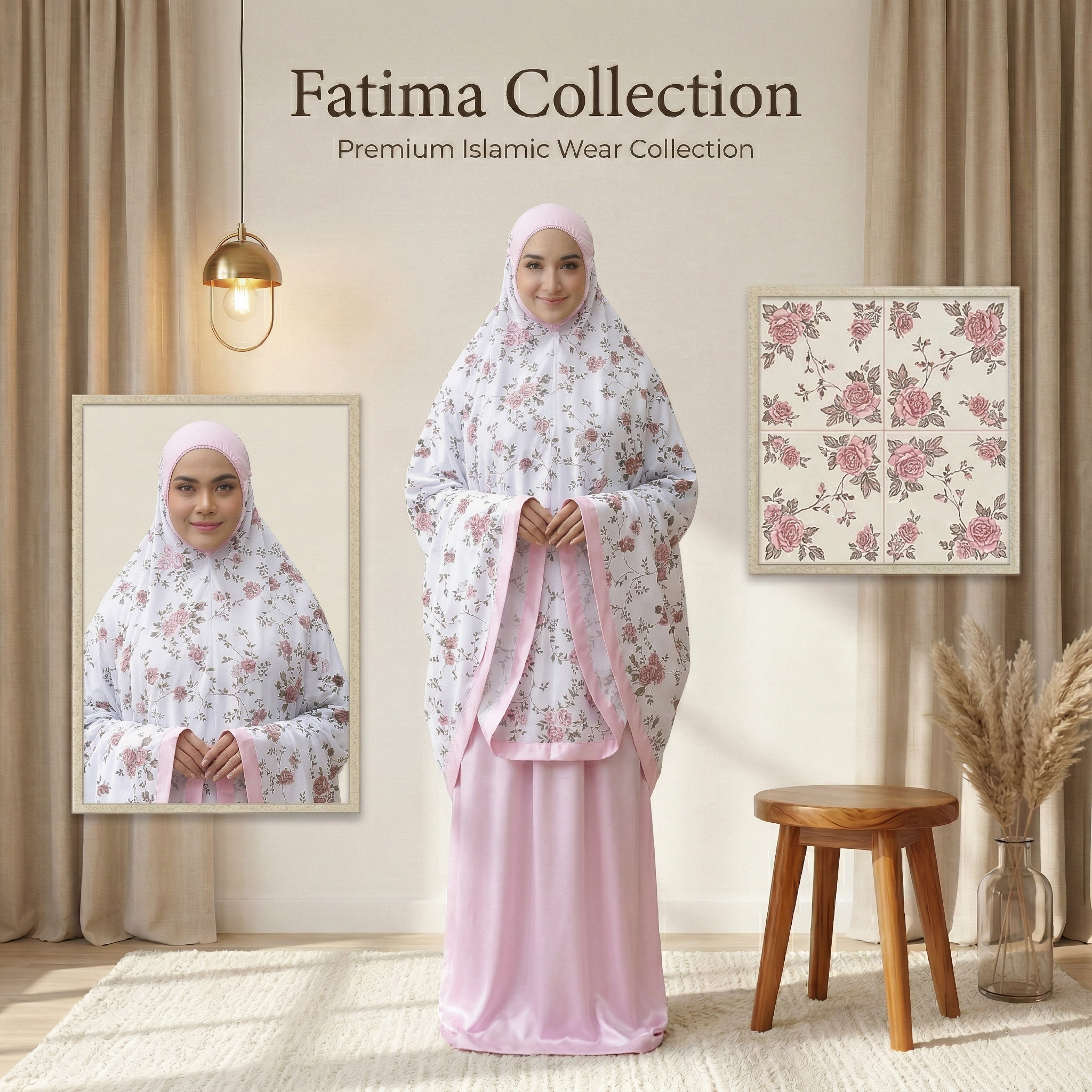 Printed Dewesa Telekung